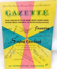 Vintage Game Bird Breeders Pheasant Fanciers Gazette Magazine January 1961
