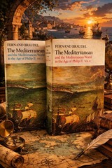 Braudel Mediterranean Age Philip II Vol 1 2 HC 1973 Set History VG