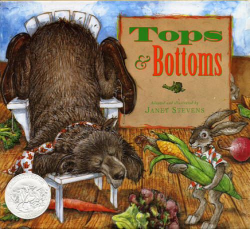 Tops & Bottoms (Caldecott Honor Book) – Hardcover By Stevens, Janet – VERY GOOD