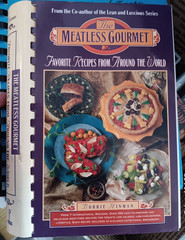 The Meatless Gourmet Bobbie Hinman Vegetarian Recipes Spiral Cookbook