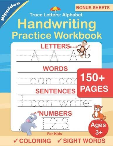 Trace Letters: Alphabet Handwriting Practice workbook for kids: Pres – VERY GOOD