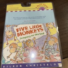 Five Little Monkeys Jumping On the Bed by Eileen Christelow Paperback And CD