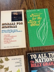 VTG Lot 15 Christian Faith Books 60s 70s 80s Autobiography Cult Graham Adult