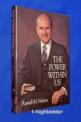 SIGNED! RUSSELL M. NELSON The Power Within Us 1st Ed 1988 HCDJ LDS Mormon
