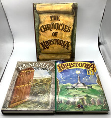 Krystonia Hardcover 3 Book Set, Chronicles, Adventures, III, Dust Jackets, VG
