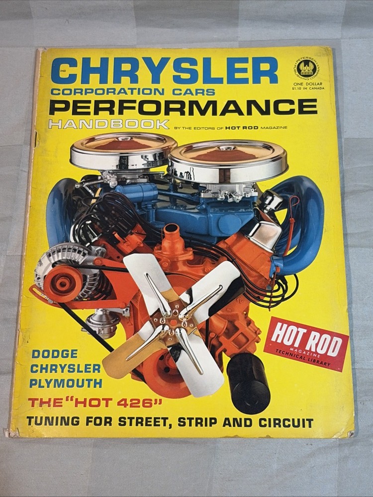 1962 Chrysler Performance Handbook. 96 pages-By Hot Rod Magazine. Dodge Plymouth