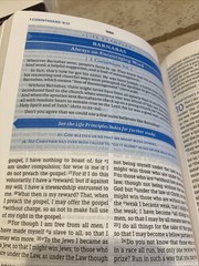 NASB Charles F. Stanley Life Principles Bible BLACK LEATHER SOFT