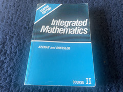 Integrated Mathematics Course 2 II 2nd. Ed. Amsco ISBN#0-87720-271-0 Paper VG