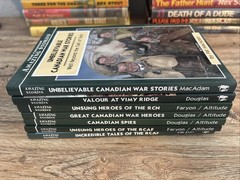True Canadian Amazing Stories – Lot of 7 – Spies War Heroes D-Day Navy Air Force