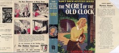 NANCY DREW #1 – THE SECRET OF THE OLD CLOCK – w/DJ VERY RARE UK HAROLD HILL 1954