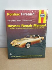 Haynes Repair Manual / Pontiac Firebird 1971 – 1980 – NEVER Unwrapped / NOS