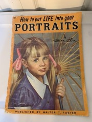How to put Life into your Portraits, Walter Foster Pub, 1970s 10-1/4×13-3/4 #187