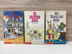 101 Vacation Jokes , Ghost Jokes And Wacky Kid Jokes Vintage Scholastic