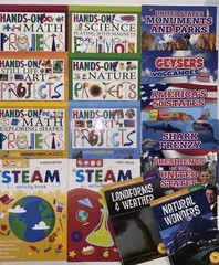 Lot Of 15 STEM, Science & History Children’s Learning Books Bundle Paperback