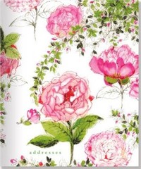 Rose Garden Large Address Book – Hardcover-spiral By Peter Pauper Press – GOOD