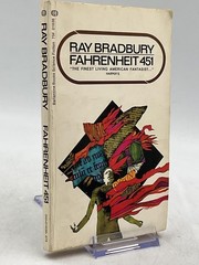 Vintage Ray Bradbury Fahrenheit 451 Ballantine Books 1953 Paperback Book Sci-Fi