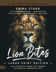 Lion Bites (Large Print Edition): Daily Prophetic Words That Awaken the Spiritu,