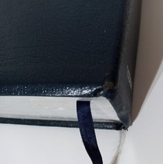NLT Life Application Study Bible Blue Bonded Leather w/Index Tabs Tyndale 1997