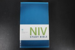 NIV Study Bible New International Version 2011 Zondervan Blue Paperback PB
