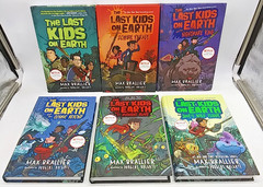 Lot Of 6 The Last Kids on Earth Books 1-5.5 Max Brallier Hardcover VGC!! NETFLIX