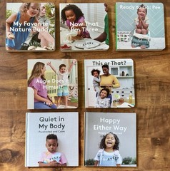 Lovevery Book Lot of 7 Montessori Board Books Hardcover 3 Year Old Toddler Set