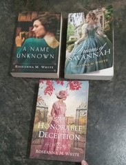 Roseanna M White Lot of 3 An Honorable DeceptionDreams of Savannah A Name Unkown