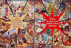 2 Disney Princess Holiday Season Search-and-Find Activity Books Vol 1 & Vol 2