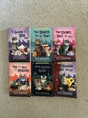 H.Y. Hannah Oxford Tearoom Series Cozy Mystery Novels 1 – 4, 8, & 9 Trade PBS