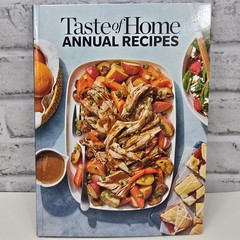 Taste of Home Annual Recipes 2025 Cookbook Hardcover Family Meals Cooking Ideas