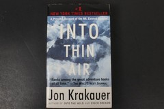 Into Thin Air Jon Krakauer 1998 First Anchor Edition Inscribed Everest Random