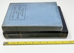 Lot 2 Antique/Vintage Anatomy & Physiology Books Science Medicine Health 20/30s