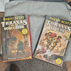 Thraxas at War Martin Scott Hardcover Baen Books 2006 Fantasy Fiction