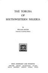 The Yoruba of Southwestern Nigeria Paperback William Russell Basc