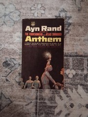 Ayn Rand Lot of 2 books, Atlas Shrugged, Anthem