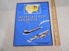 Interstate Port Handbook 1956 22nd edition Inland Marine Industry 116 Pages