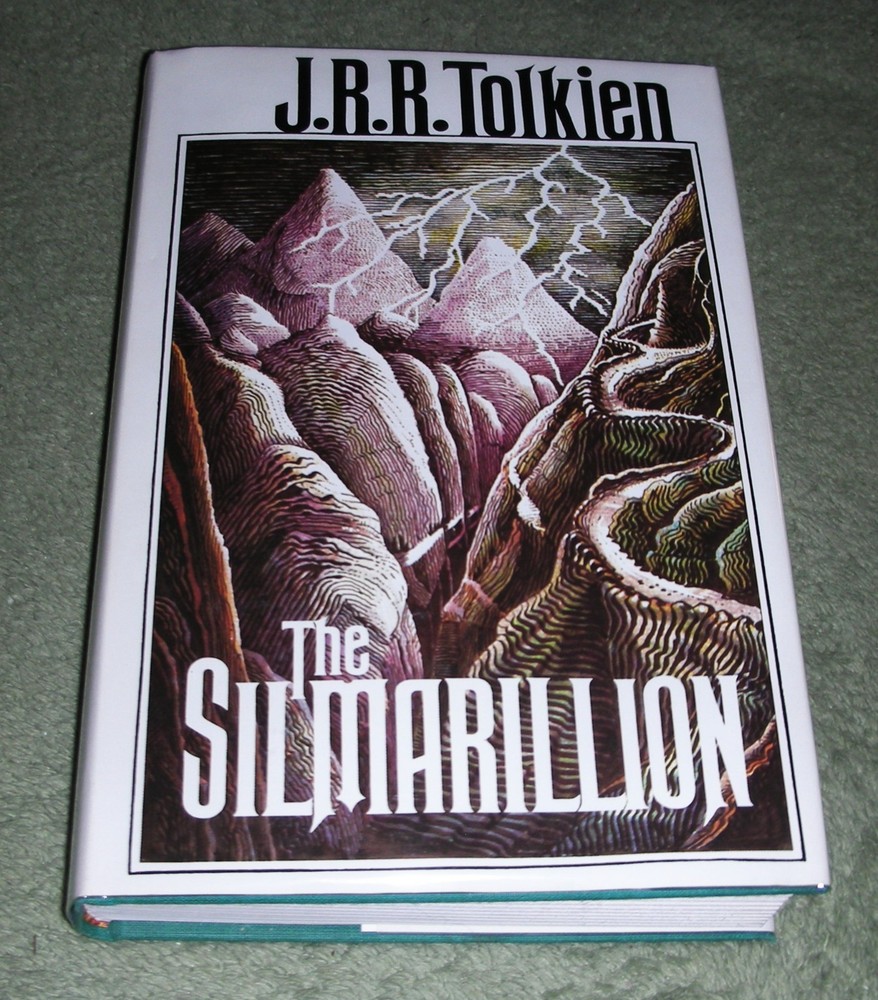 THE SILMARILLION J R R Tolkien 1977 HC/DJ ~ 1st Edition 3rd Printing + Cover