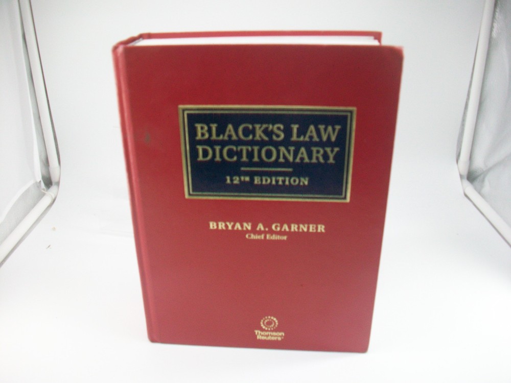 Black’s Law Dicitionary 12th Edition. In Very Good Condition