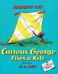Curious George Flies a Kite – Hardcover By Margaret Rey – GOOD