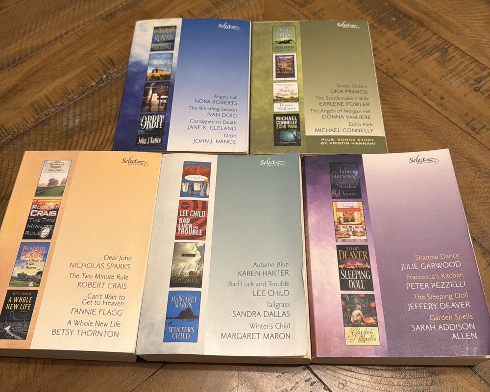2007 Reader’s Digest Select Editions, Vol. 1, 2, 3, 4, & 5, Set Of 5 Books