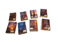 Wheel of Time Lot 8 bks, 6 signed most 1st print Robert Jordan condition varies