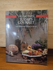 Jacques Pepin Today’s Gourmet Great Light Cooking Recipe Cookbook VTG PBS NOS