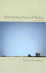 20th Century Poetry and Poetics – paperback Gary Geddes