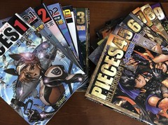PIECES 1-9 & Gem 1-3 Complete Set 12 Books Masamune Shirow Art Book Illustration