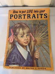 How to put Life into your Portraits, Walter Foster Pub, 1970s 10-1/4×13-3/4 #187