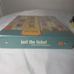 Just the Ticket: Ticket Stub Organizer Memory Book Album by Peter Pauper Press
