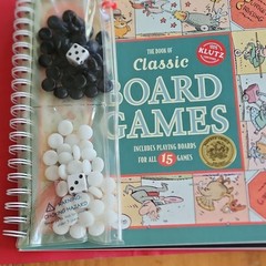 Klutz The Book of Classic Board Games Sid Sackson Illustrated Spiral Bound 1990s