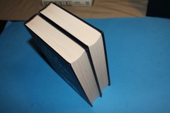 THE JACK LONDON LIBRARY 2 Volumes Dark Blue Bonded LEATHER with Slipcase