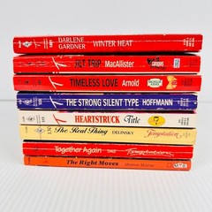 8x Harlequin Temptation Romance Paperback Books/Novels – Multiple Titles/Authors