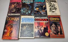 Conan The Barbarian Paperback Books Lot of 12 Robert E Howard Novels Arnold
