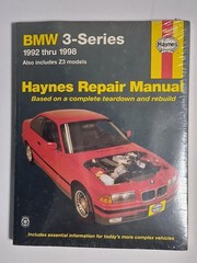 BMW 3-Series Z3 Haynes Repair Manual 1992-1998 Auto Service Guide Haynes